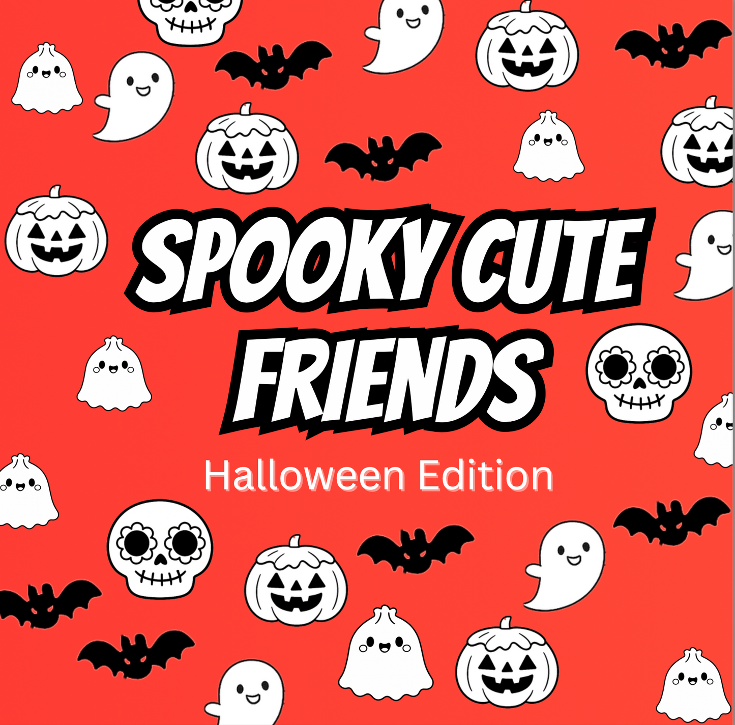 Spooky Cute Friends: Halloween Edition 2026 Paperback