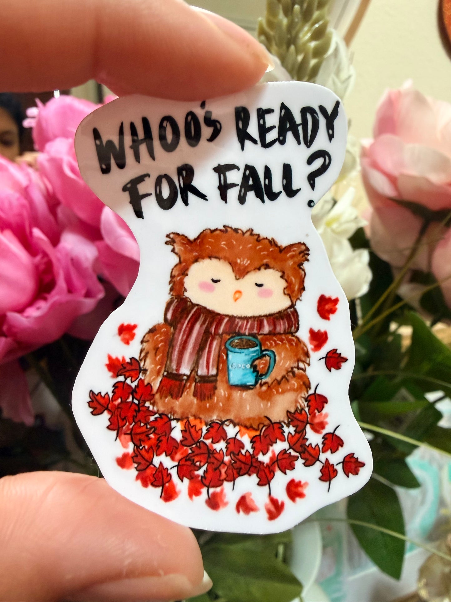 Who’s Ready for Fall? — Owl Sticker